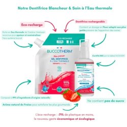 Buccotherm My First Organic Strawberry Thermal Water Toothpaste Ecorefill 200ml