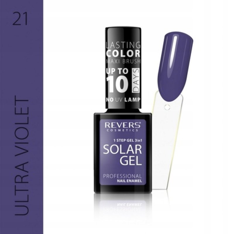 Revers Nail Polish Solar Gel No 21 High Shine Finish