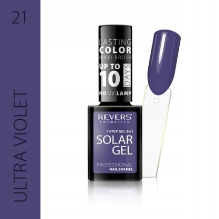 Revers Nail Polish Solar Gel No 21 High Shine Finish