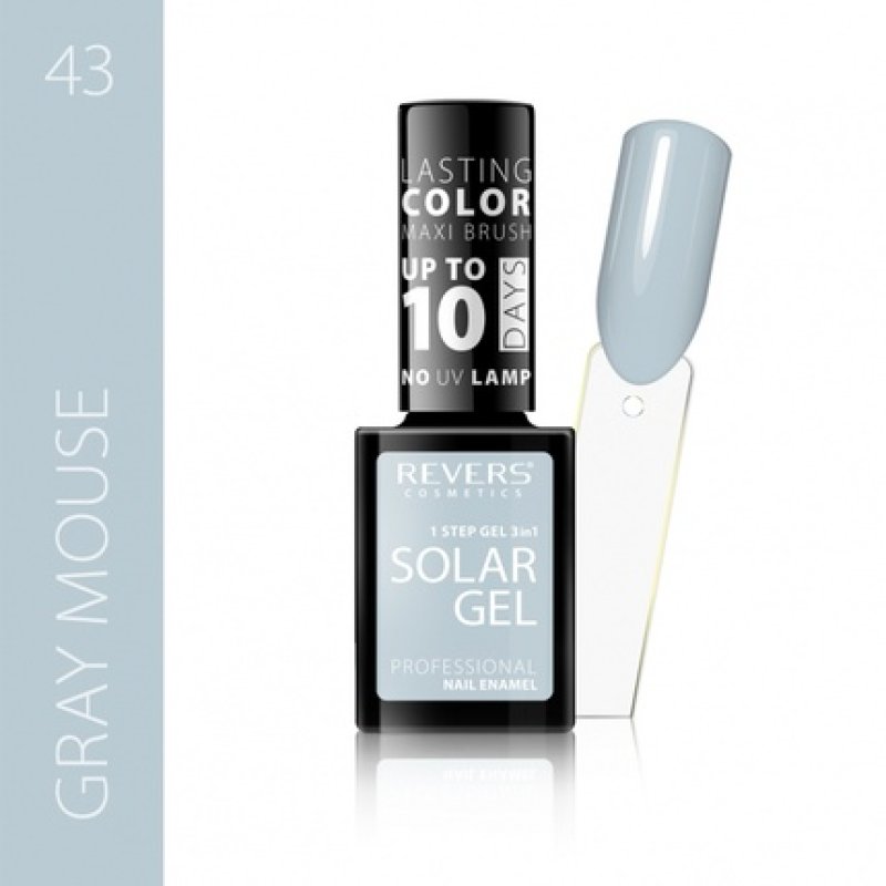 Revers Nail Polish Solar Gel No 43 High Shine Finish