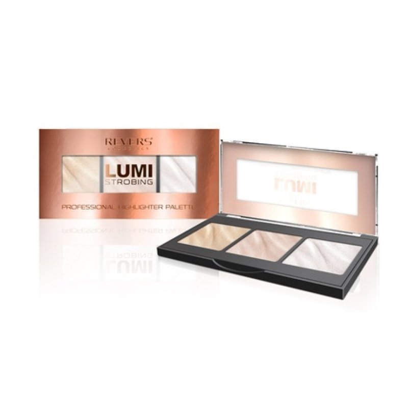 Revers Lumi Strobing Professional Highlighter Palette No 02 Professional Highlighter Palette For Face Makeup