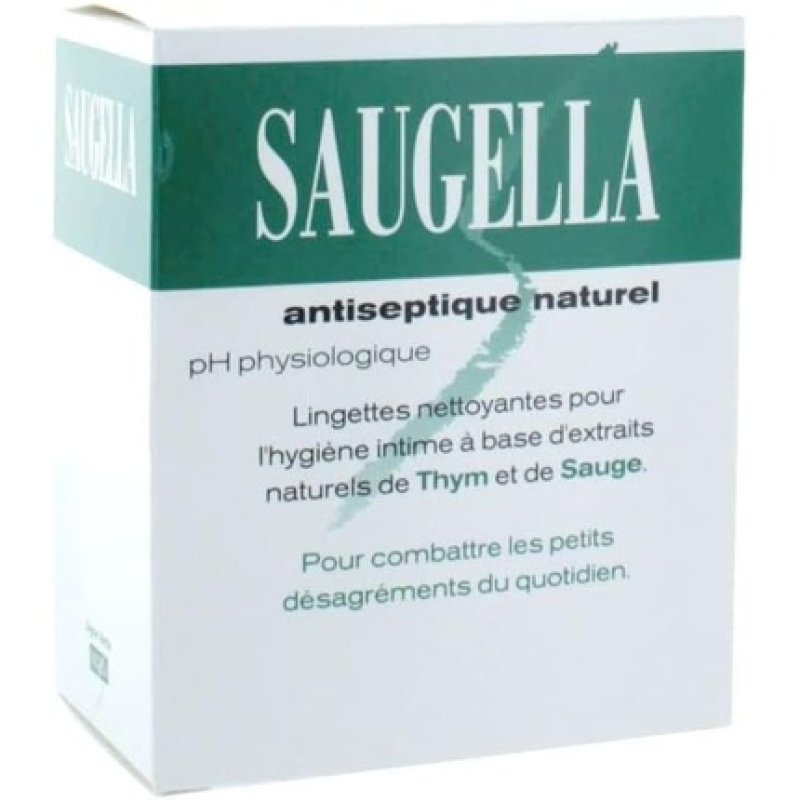 Saugella Antiseptic Wipes - Pack of 10