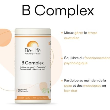 Belife B Complex Dietary Supplement for Stress Regulation and Maintenance