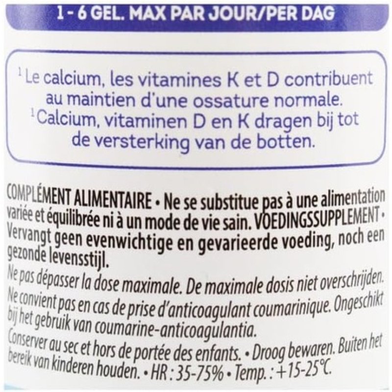 Belife Calci Vital K2D3 60 Gels