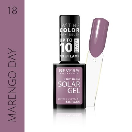 Revers Nail Polish Solar Gel No 18 A Vibrant Nail Polish For A Glossy Finish