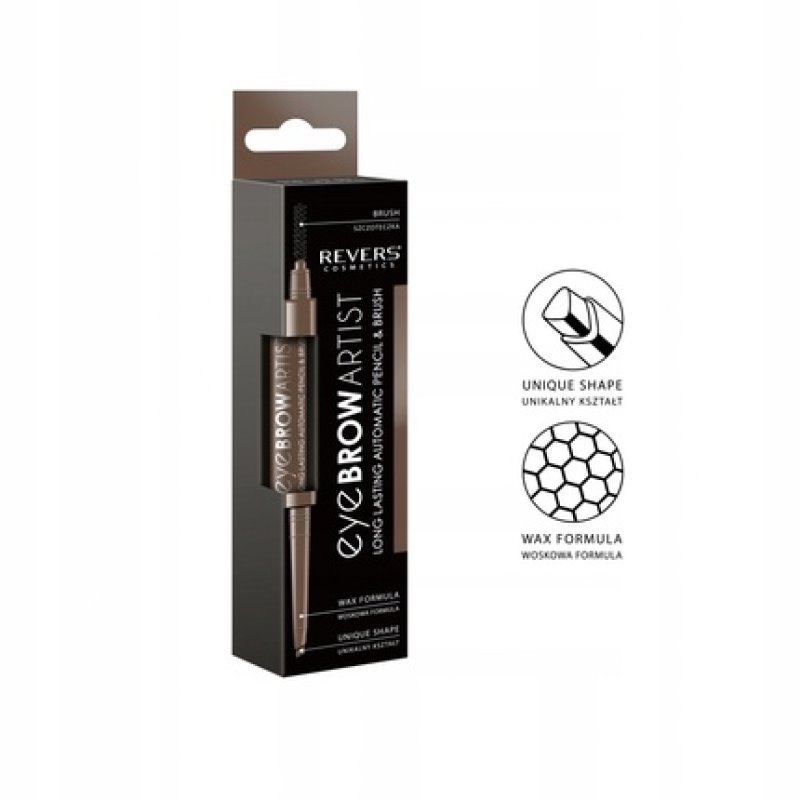 Revers Reverseye Brow Artist Automatic Pencil & Brush Toupe 025g 24 Pieces