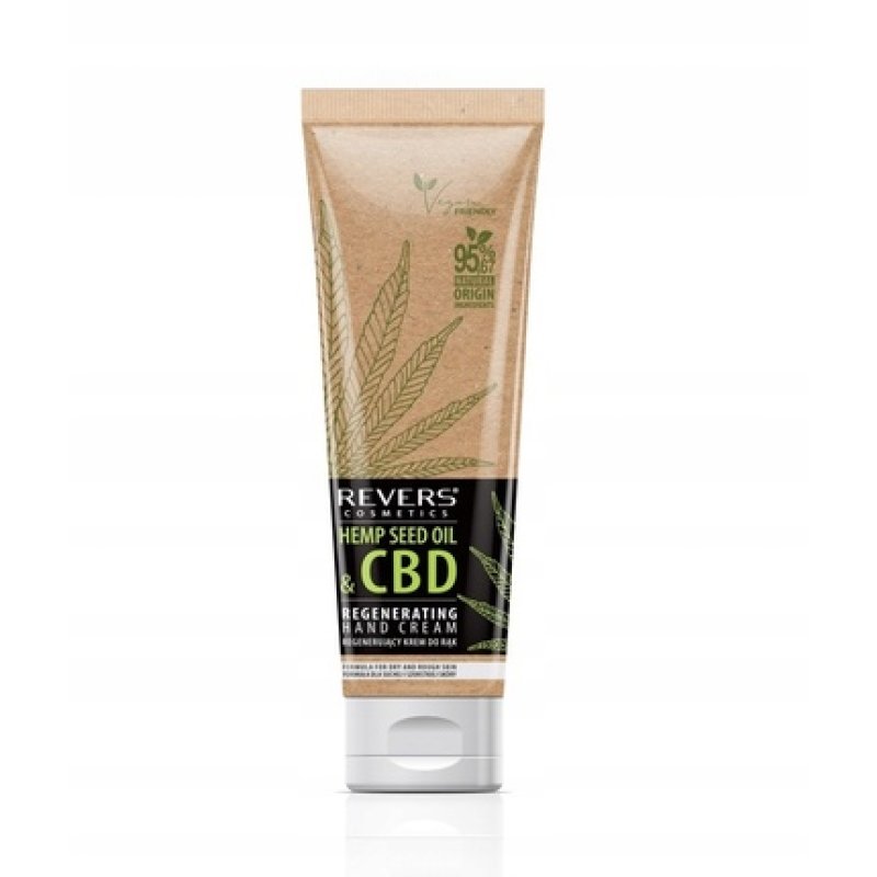 Revers Regenerating Hand Cream With Hemp Seed Oil & Cbd 100ml