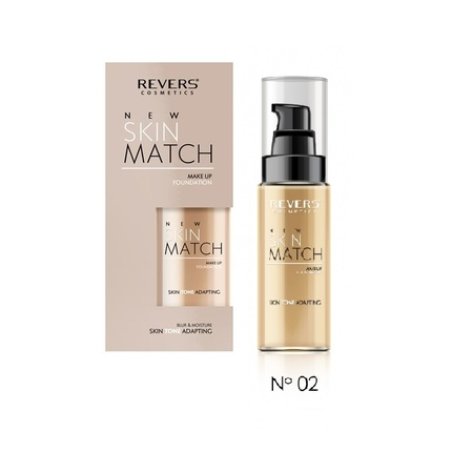 Revers Skin Matte Foundation Blur & Moisture Skin Tone Adapting 02