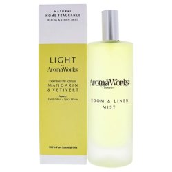 Aromaworks Light Room And Linen Mist - Uplifts Your Mood - Proven Benefits For