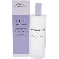 Aromaworks - Light Room And Linen Mist - Petitgrain And Lavender - Natural Home