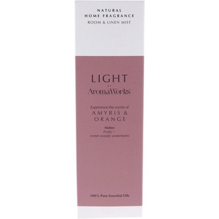 Light Room And Linen Mist - Amyris And Orange By Aromaworks For Unisex - 3.4 Oz