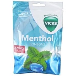 Vicks Menthol Candies 72g