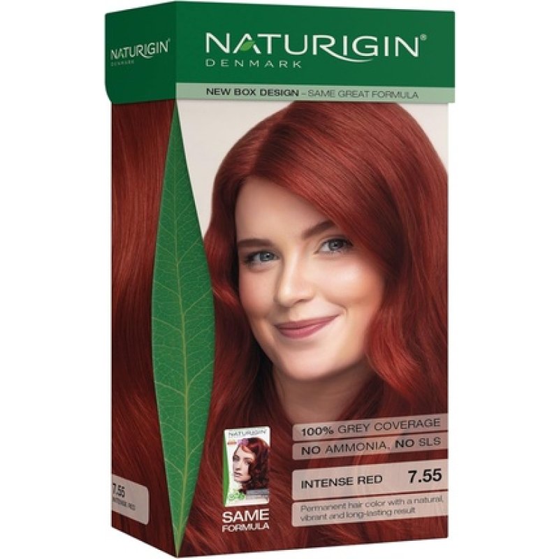 Naturigin Intense Red Hair Dye 755 Permanent Hair Color with Natural Ingredients