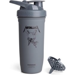 Smartshake Rockband Reforce Stainless Steel Protein Shaker Bottle 700ml 6520g