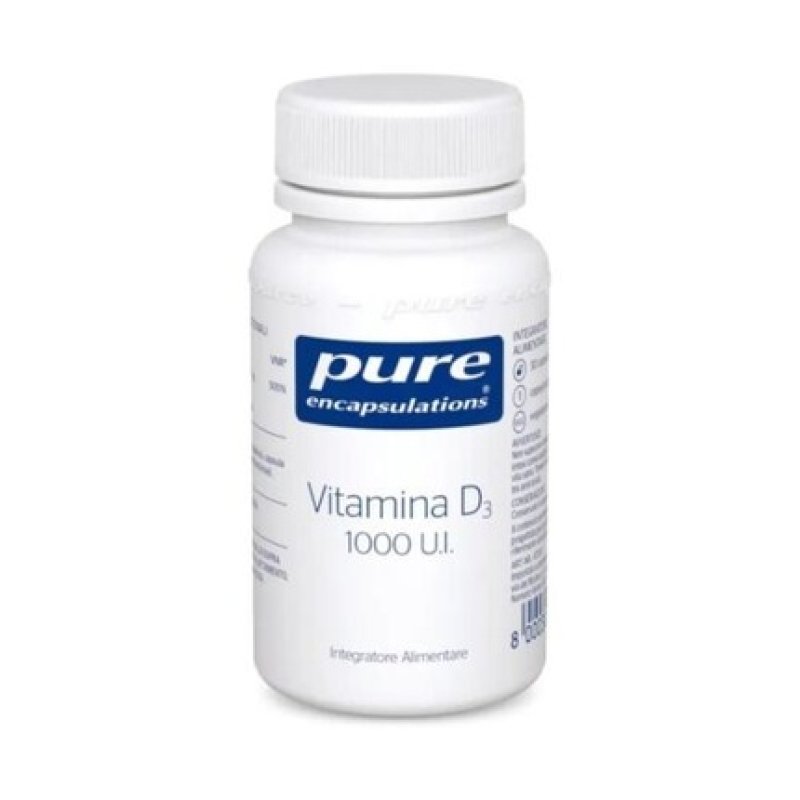 Pure Encapsulation Vitamin D3 1000 IU Supplement 30 Capsules