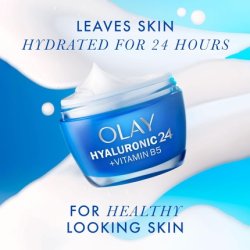 Olay Hyaluronic 24 Vitamin B5 Moisturizer Day Gel Cream with Hyaluronic Acid