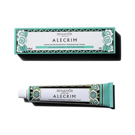 Benamor Alecrim Foot Cream 90ml Tube Made with Natural Ingredients