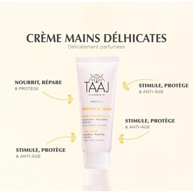 Taaj Abhyanga Hand Cream Duo Nourishing and Protective Hand Care