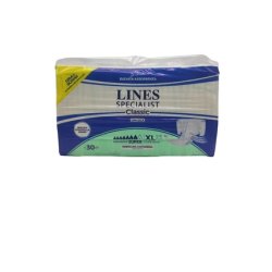 Lines Specialist Diapers In Pant Style Size Xl Super 30 Pieces