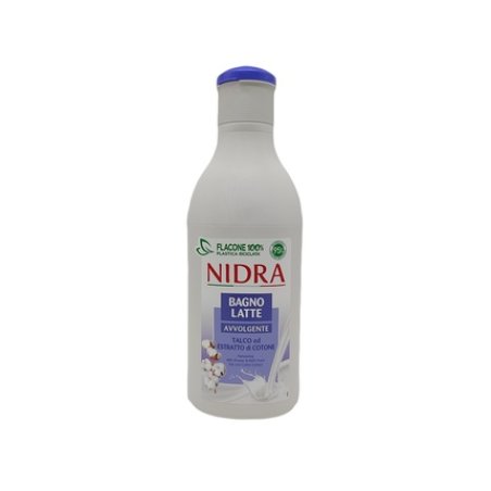 Nidra Bath Milk 750 Ml Emollient Talc And Cotton