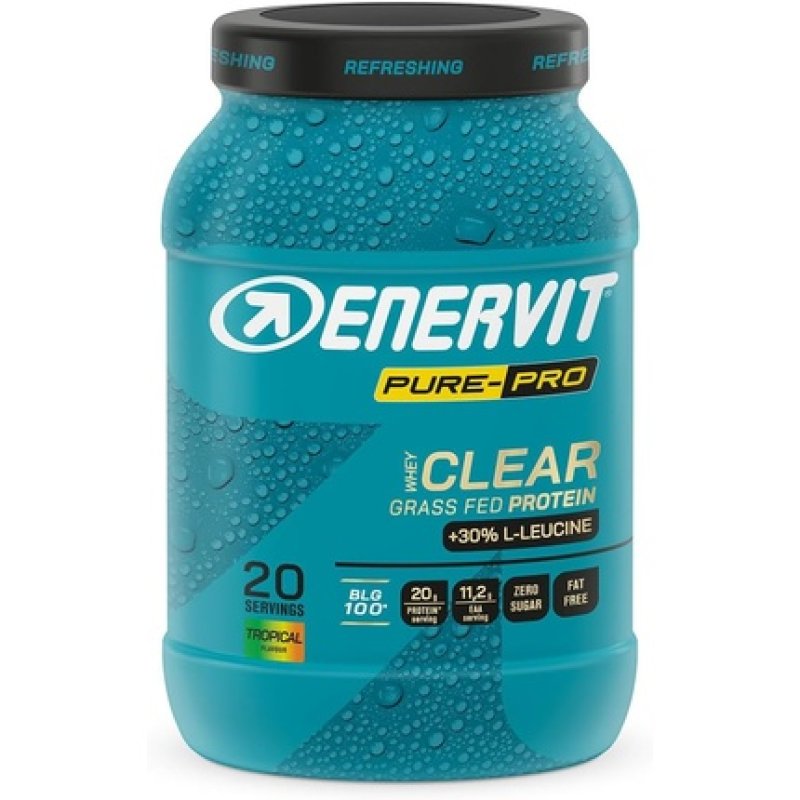 Enervit Purepro 100 Clear Whey Protein Grassfed Tropical Flavor 100g