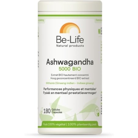 Belife Organic Ashwagandha 5000 Certified Organic Food Supplement