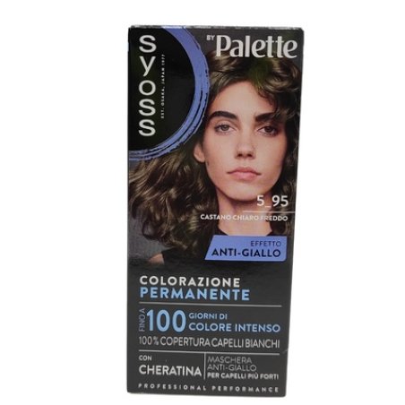 Syoss Palette 595 Light Brown Cold Antiyellow Hair Color