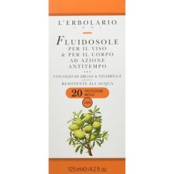 L'Erbolario Sun Fluid for Face and Body with SPF 20