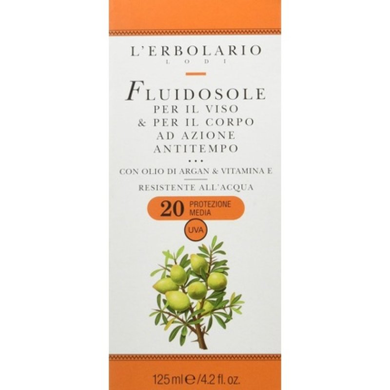 L'Erbolario Sun Fluid for Face and Body with SPF 20