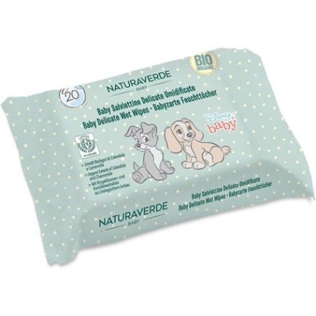 Naturaverde Organic Delicate Wet Wipes for Baby Disney Bambi