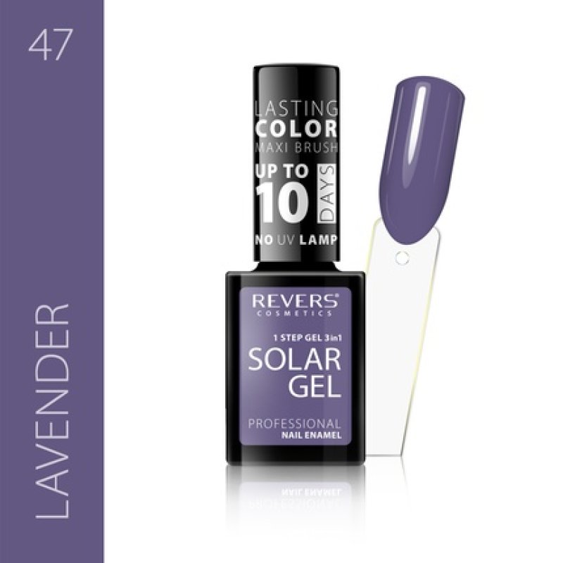 Revers Nail Polish Solar Gel No 47 High Shine Finish