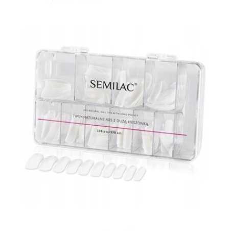 Semilac Milky Tips Nail Extension 120 Pieces
