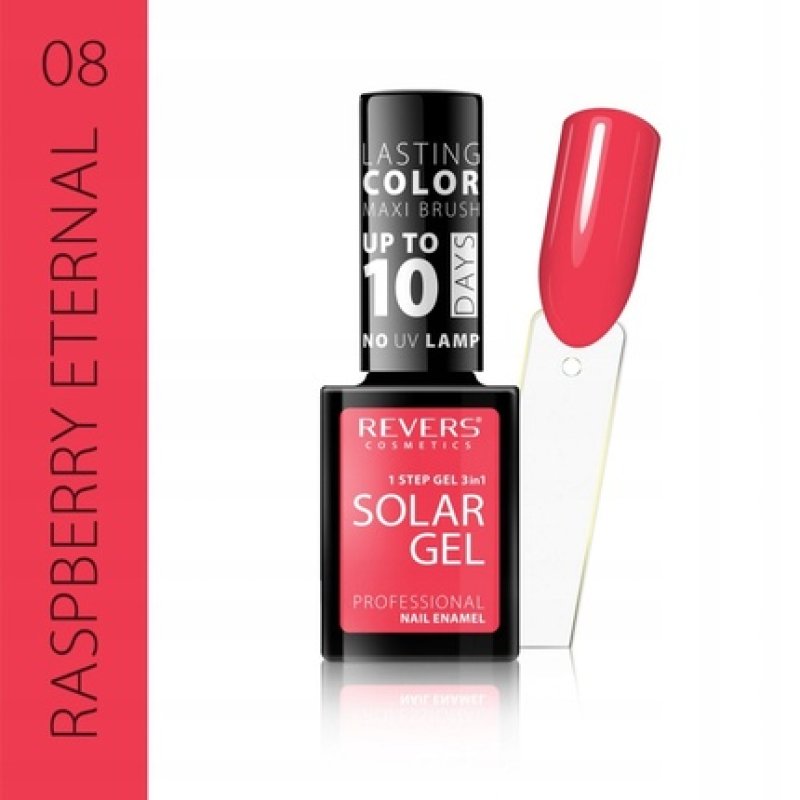 Revers Nail Polish Solar Gel No 08 High Shine Finish