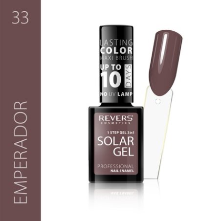 Revers Nail Polish Solar Gel No 33 High Shine Finish