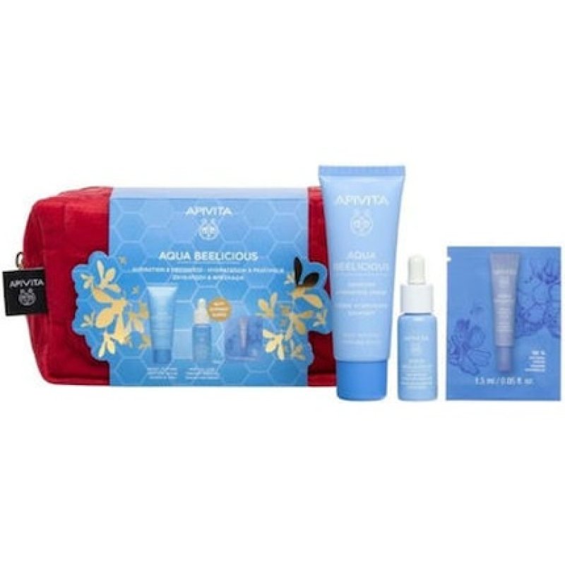 Apivita Promo Aqua Beelicious Cream-Gel Rich Texture With Mini Booster A Foil For Eye Hydration