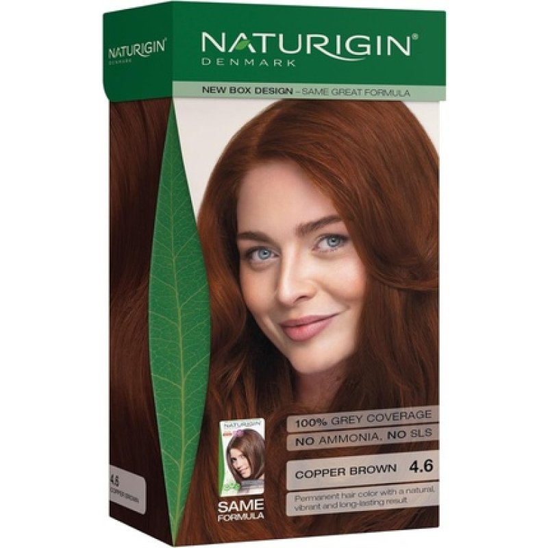 Naturigin Copper Brown Hair Dye 46 Permanent Hair Colour