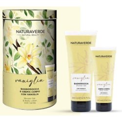 Naturaverde Vanilla Shower Gel 200 Ml Body Lotion 100 Ml