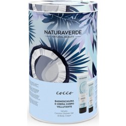 Naturaverde Coconut Shower Gel 200 Ml Body Milk 100 Ml