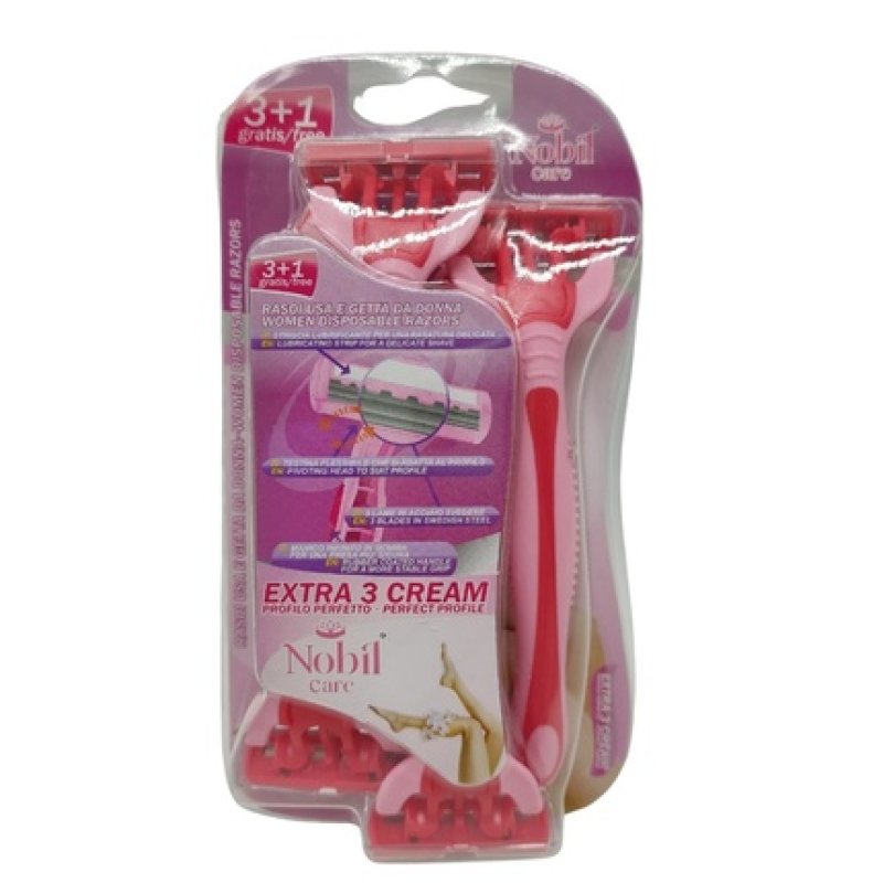 Nobil Care Extra3 Cream For Women With 4 Lubricating Strips