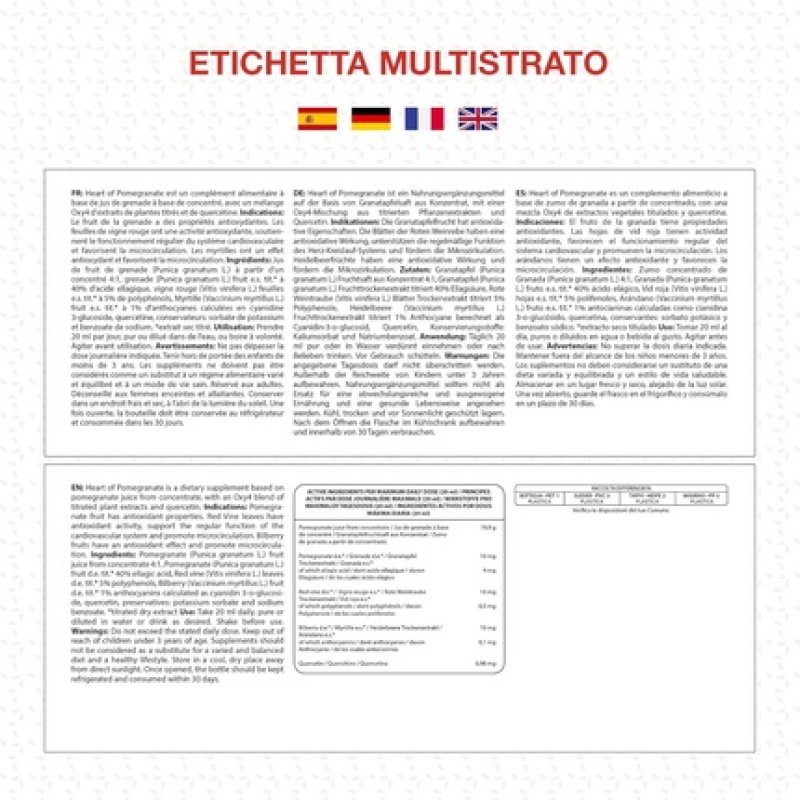 Pomegranate Heart with Oxy4 500ml