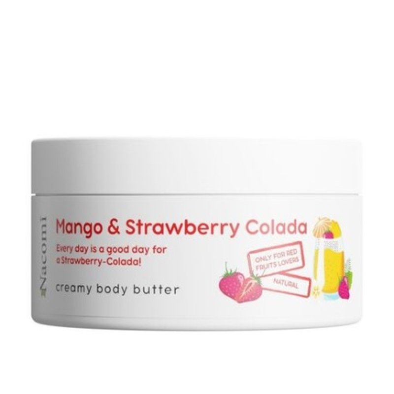 Mango and Strawberry Chocolate Scented Body Butter 100ml Nacom