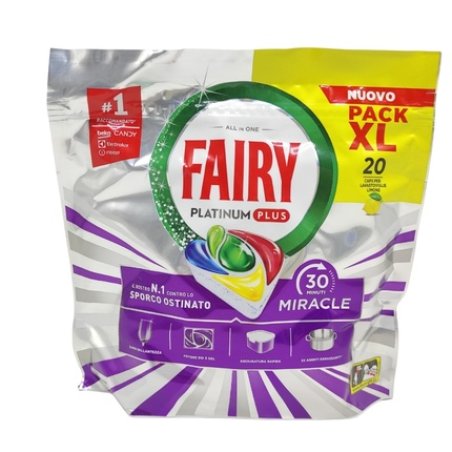 Fairy Caps Platinum Plus Miracle X 20 Lemon
