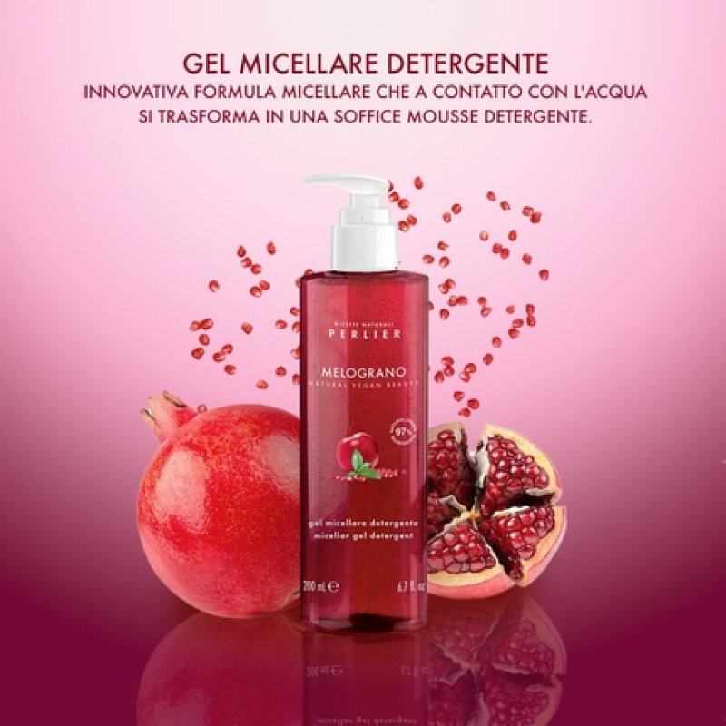 Perlier Pomegranate Micellar Gel Cleanser 200ml