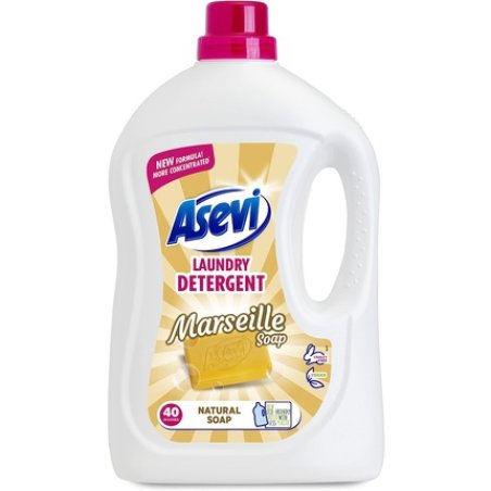 Asevi Laundry Detergent, Washing Liquid Detergent, Laundry Cleanser, 2.4l, 40