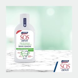 Ciccarelli Sos Teeth Mouthwash Anti-Plaque Protection for Teeth and Gums 400ml