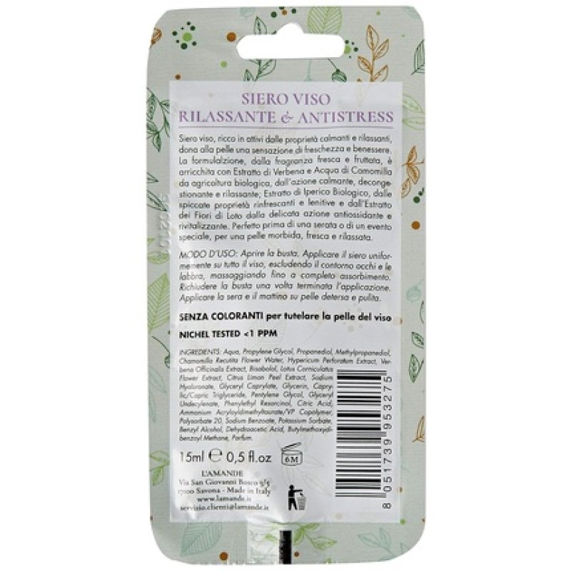 Relaxing Face Serum Anti-Stress 15ml Relaxing & Stress Relief