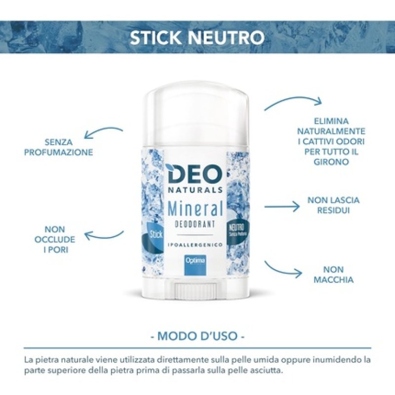 Optima Naturals Original Deodorant Stick 100g Azure