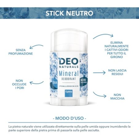 Optima Naturals Original Deodorant Stick 100g Azure
