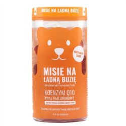 Noble Health Gummies For A Beautiful Face Coenzyme Q10 And Hyaluronic Acid Dietary Supplement Strawberry Flavor 300g