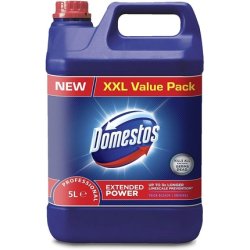 5 Litre Domestos Extended Germ Killer Bleach Toilets Drains Sink Cleaning